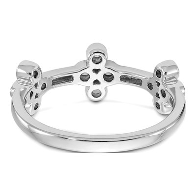 14K White Gold 1/5 ct tw Lab-Grown Diamond Bloom Ring – view 6