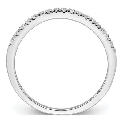 14K White Gold 1/6 ct tw Lab-Grown Diamond Wedding Band – view 3