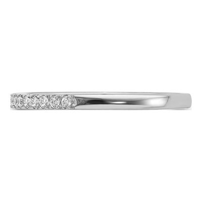 14K White Gold 1/6 ct tw Lab-Grown Diamond Wedding Band – view 4