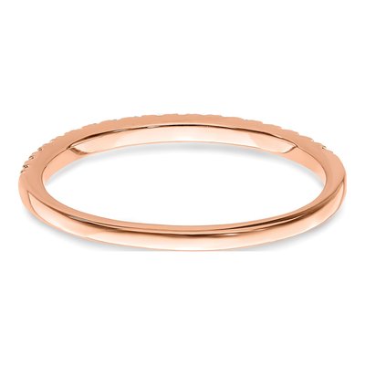 14K Rose Gold 1/6 ct tw Diamond Wedding Band – view 5