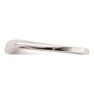 10K White Gold 1.6mm Contoured Wedding Band – view 3