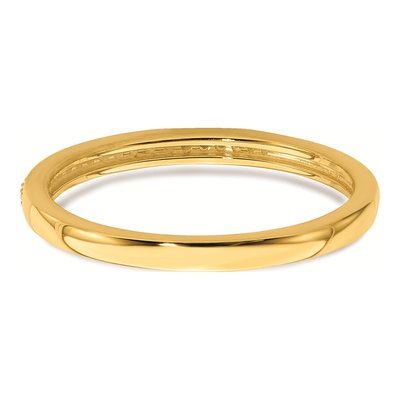 10K Yellow Gold 1/15 ct tw Diamond Wedding Band – view 6