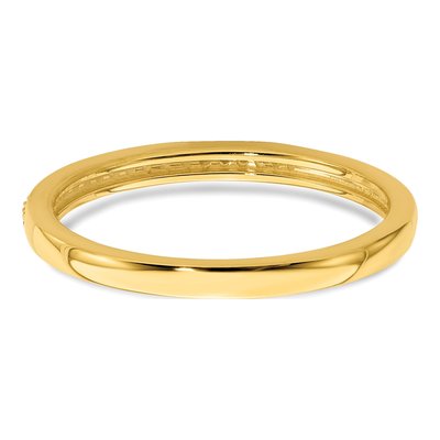 10K Yellow Gold 1/15 ct tw Lab-Grown Diamond Wedding Band – view 6