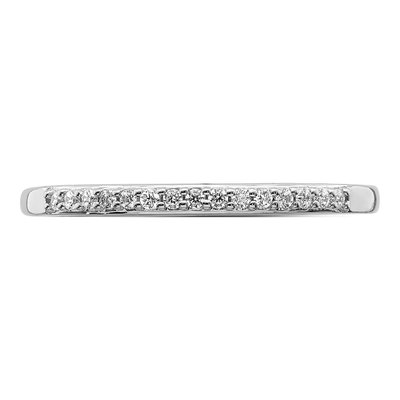 10K White Gold Diamond Wedding Band, 1/10 ct tw – view 4