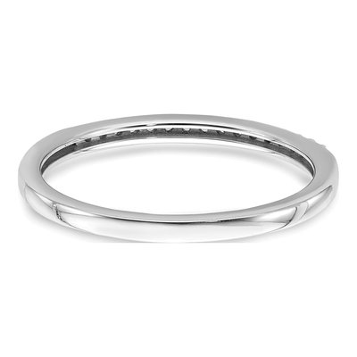 10K White Gold 1/10 ct tw Lab-Grown Diamond Wedding Ring – view 5
