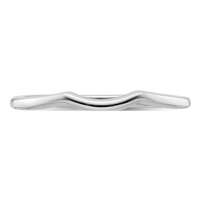 14K White Gold 1.53mm Contoured Wedding Band – view 5