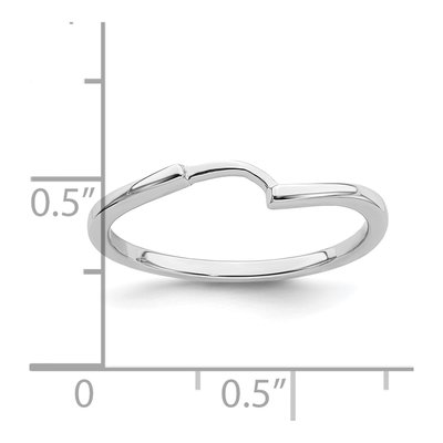 14K White Gold 1.4mm Contoured Wedding Band – view 8