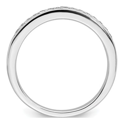 14K White Gold 1/7 ct tw Diamond Wedding Band – view 2
