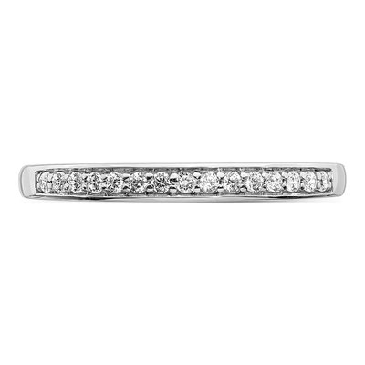 14K White Gold 1/7 ct tw Diamond Wedding Band – view 4