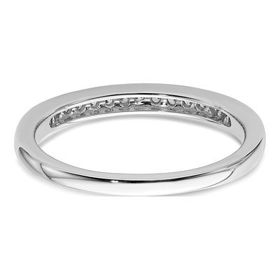 14K White Gold 1/7 ct tw Diamond Wedding Band – view 5