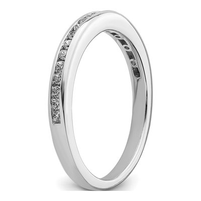 14K White Gold 1/5 ct tw Diamond Wedding Band – view 6