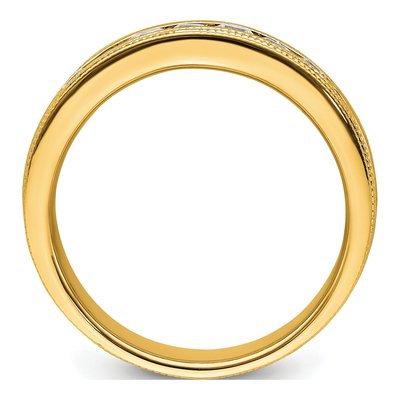 Men's 14K Yellow Gold 5/8 ct tw Lab-Grown Diamond Wedding Band – view 3