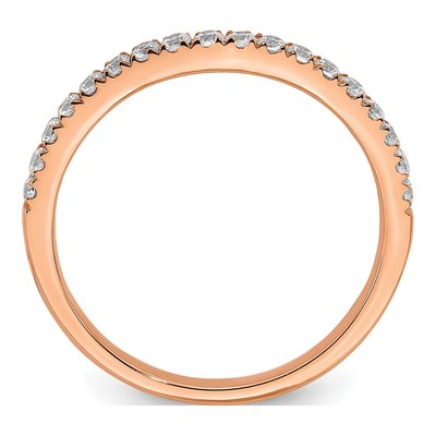 10K Rose Gold 1/3 ct tw Lab-Grown Diamond Wedding Band – view 3
