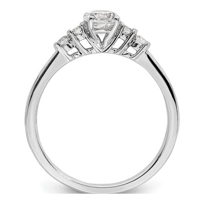 10K White Gold 1/2 ct tw Lab-Grown Diamond Engagement Ring – view 2