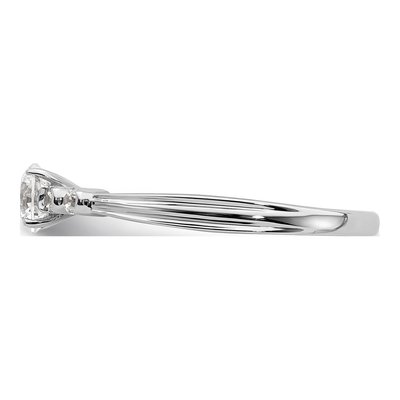10K White Gold 1/2 ct tw Lab-Grown Diamond Engagement Ring – view 3