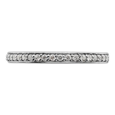 10K White Gold 1/5 ct tw Lab-Grown Diamond Wedding Band – view 5