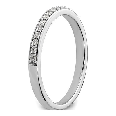 10K White Gold 1/5 ct tw Lab-Grown Diamond Wedding Band – view 7