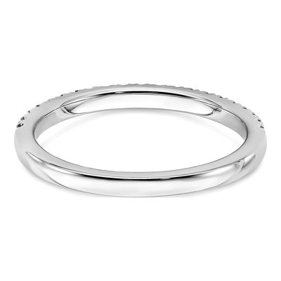 14K White Gold Lab Grown Diamond Wedding Band – view 6
