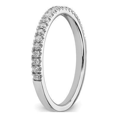 14K White Gold Lab Grown Diamond Wedding Band – view 7