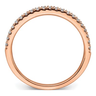 14K Rose Gold 1/4 ct tw Lab-Grown Diamond Wedding Engagement Ring – view 3