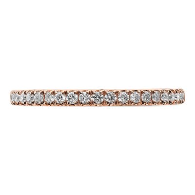 14K Rose Gold 1/4 ct tw Lab-Grown Diamond Wedding Engagement Ring – view 5