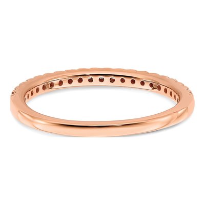 14K Rose Gold 1/4 ct tw Lab-Grown Diamond Wedding Engagement Ring – view 6