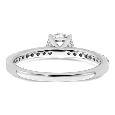 14K White Gold 1/2 ct tw Lab-Grown Diamond Engagement Ring – view 6