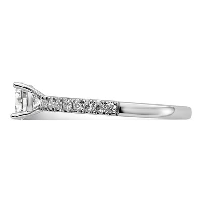14K White Gold 1 ct tw Lab-Grown Diamond Engagement Ring – view 3