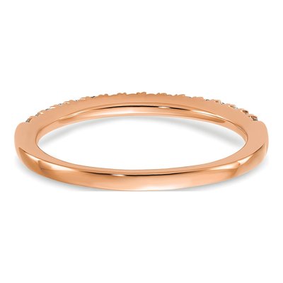 14K Rose Gold 1/4 ct tw Lab-Grown Diamond Wedding Band – view 6