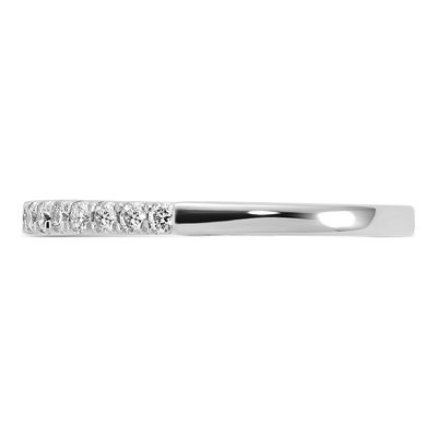 14K White Gold 1/4 ct tw Lab-Grown Diamond Wedding Band – view 4