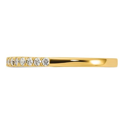 14K Yellow Gold 1/4 ct tw Lab-Grown Diamond Wedding Band – view 4