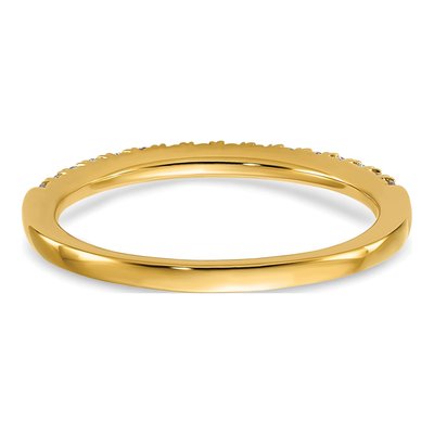 14K Yellow Gold 1/4 ct tw Lab-Grown Diamond Wedding Band – view 6