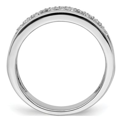 14K White Gold 1/5 ct tw Diamond Fancy Ring – view 3