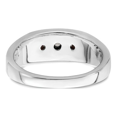 Men's 14K White Gold 1/3 ct tw Lab-Grown Diamond Five Ring – view 5