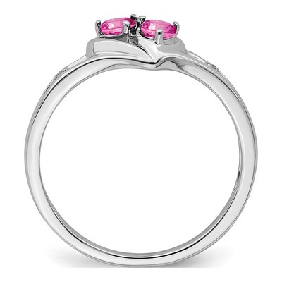 14K White Gold Diamond Ring – view 2
