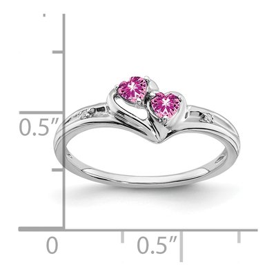 14K White Gold Diamond Ring – view 3