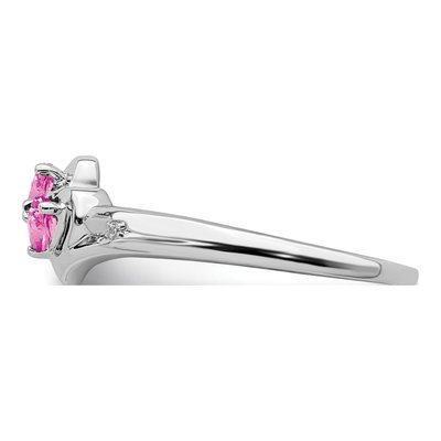 14K White Gold Diamond Ring – view 4