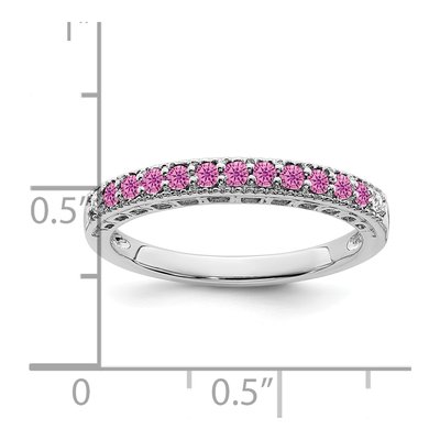 14K White Gold 1/20 ct tw Diamond Ring – view 3