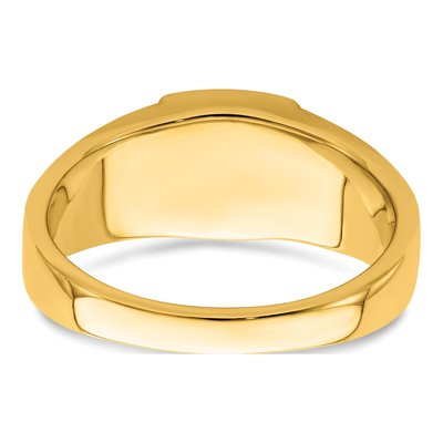 IB Goodman 14K Yellow Gold Men's Onyx Ring – view 7
