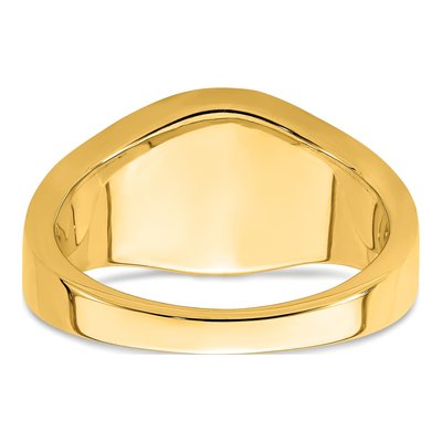 IB Goodman 14K Yellow Gold Onyx & Diamond Men's Ring – view 6