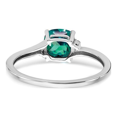 Sterling Silver Diamond Ring – view 4