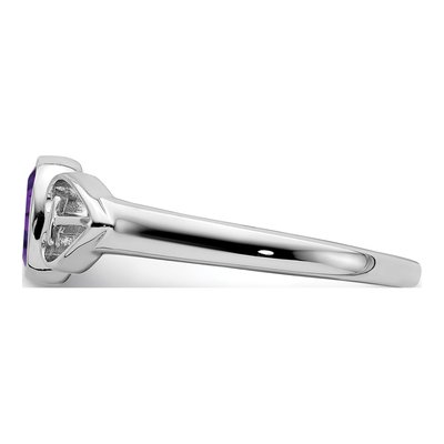 Sterling Silver Amethyst Ring – view 3