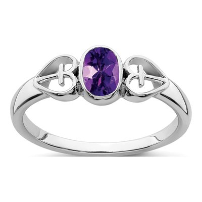 Sterling Silver Amethyst Ring