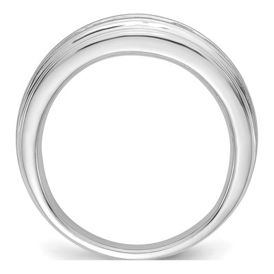 Men's 10K White Gold 1 1/2 ct tw Lab-Grown Diamond Seven Ring – view 3