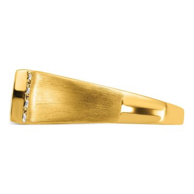 IB Goodman 14K Gold Onyx & Diamond Men's Ring – view 5