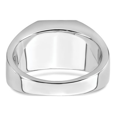 Men's 14K White Gold 1/20 ct tw Onyx & Diamond Eagle Ring – view 6