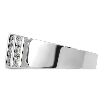 Men's 14K White Gold 1 ct tw Lab-Grown Diamond Fashion Ring – view 4