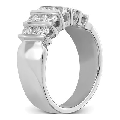 Men's 14K White Gold 1 ct tw Lab-Grown Diamond Fashion Ring – view 7