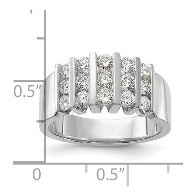 Men's 14K White Gold 1 ct tw Lab-Grown Diamond Fashion Ring – view 8