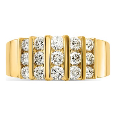 Men's 14K Yellow Gold 1 ct tw Lab-Grown Diamond Fashion Ring – view 5